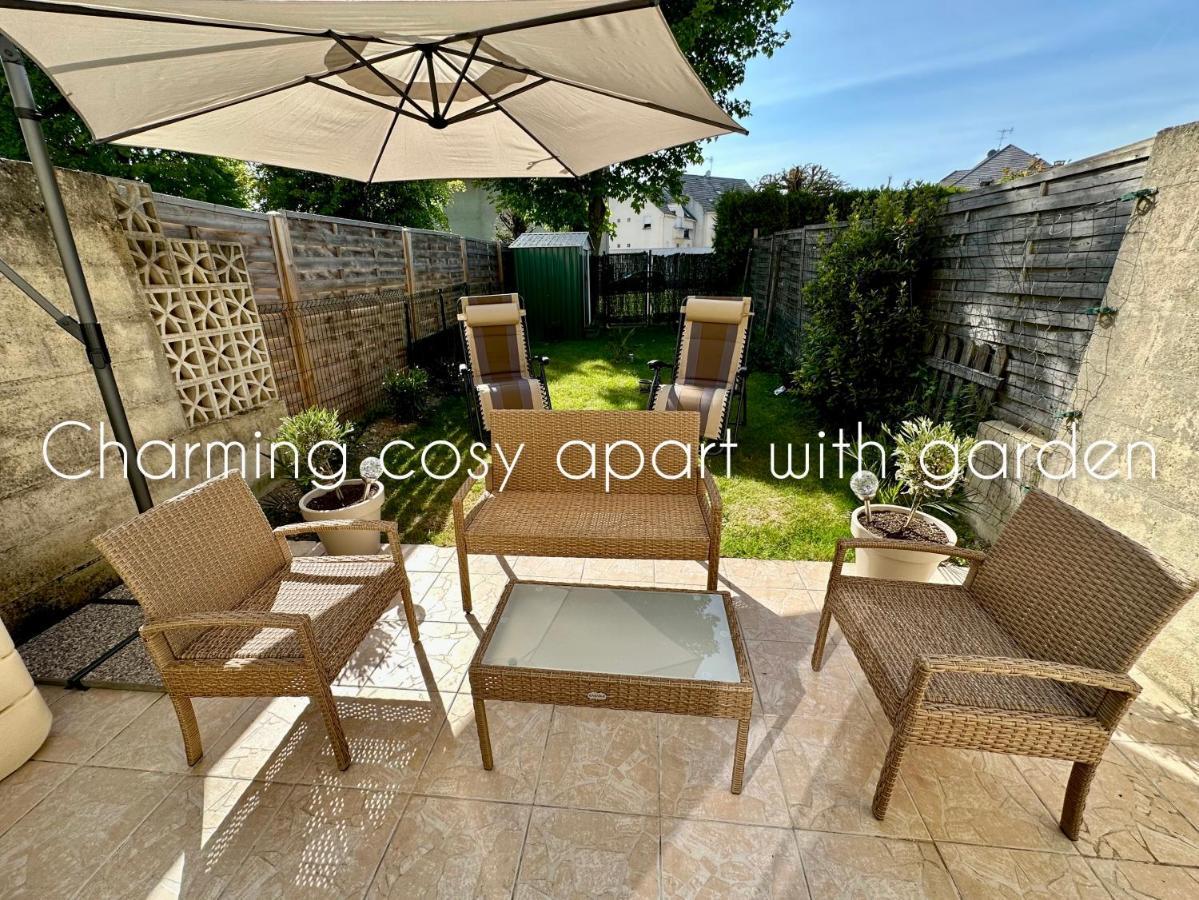 Charming Cosy Apart With Garden Free Parking Кле-Суи Екстериор снимка
