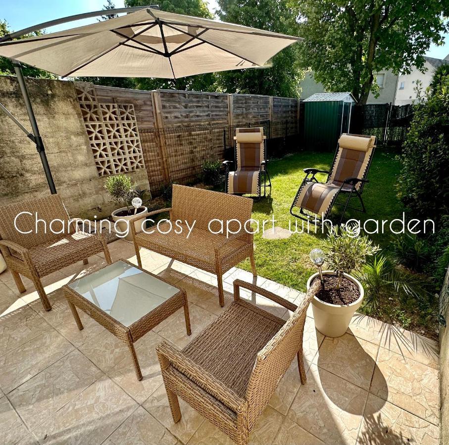 Charming Cosy Apart With Garden Free Parking Кле-Суи Екстериор снимка